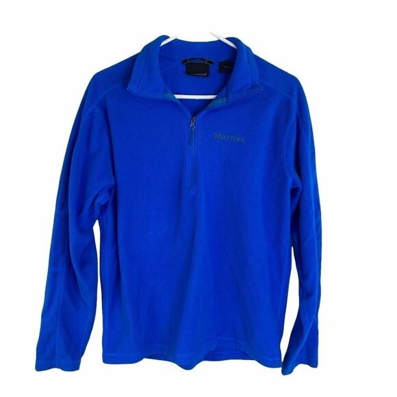 MARMOT Women's Fleece Jacket Blue Size M Medium - Picture 1 of 9